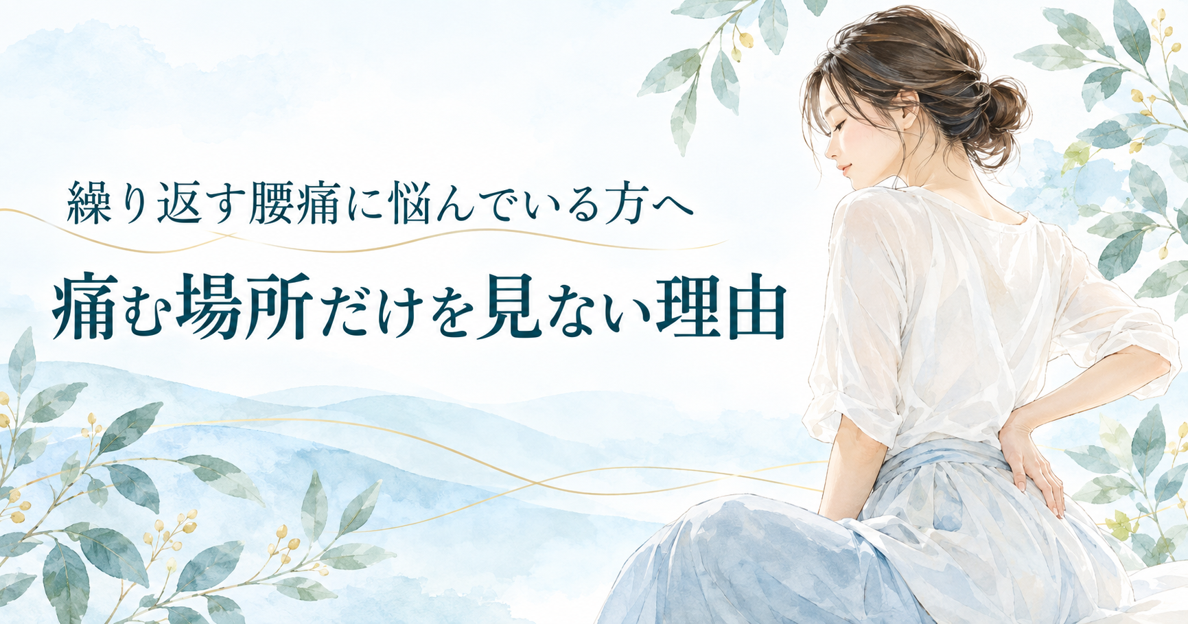 繰り返す腰痛に悩んでいる方へ｜Ola Bodyブログ